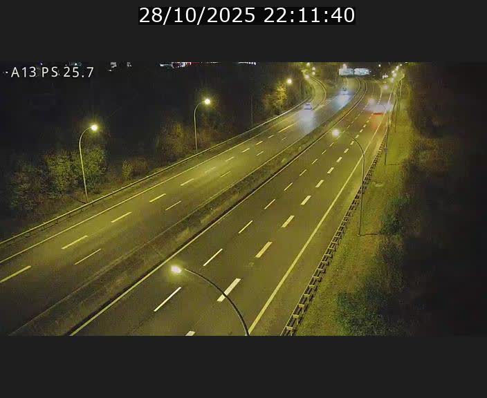 Traffic live webcam Luxembourg Frisange - A13 direction Allemagne - BK 26