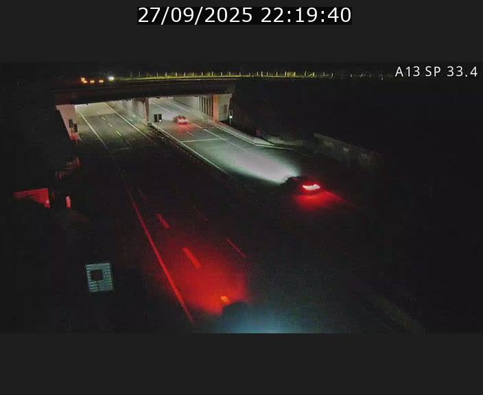 Webcam trafic sur A13 à hauteur d'Altwies en direction de Mondorf-les-bains et en provenance de l'Allemagne