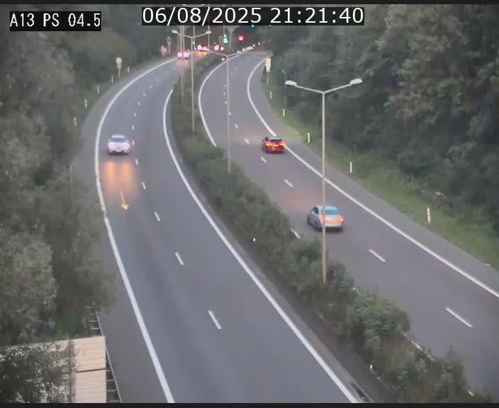 Traffic live webcam Luxembourg Differdange - A13 direction Esch-sur-Alzette - BK 4.5
