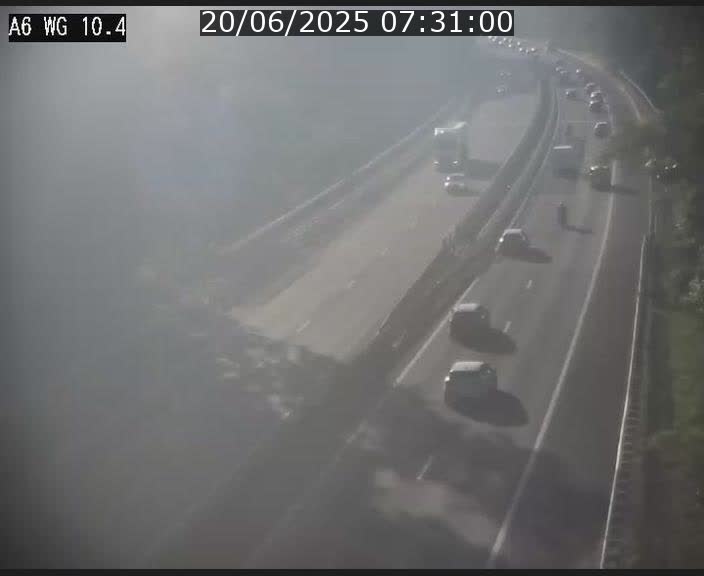 Traffic live webcam Luxembourg Mamer - A6 - BK 10.4 - direction Luxembourg/France/Allemagne