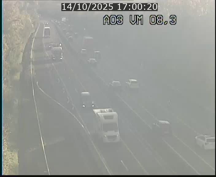 Traffic live webcam Luxembourg Bettembourg - A3 - BK 8.3 - direction France