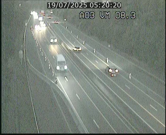 Traffic live webcam Luxembourg Bettembourg - A3 - BK 8.3 - direction France