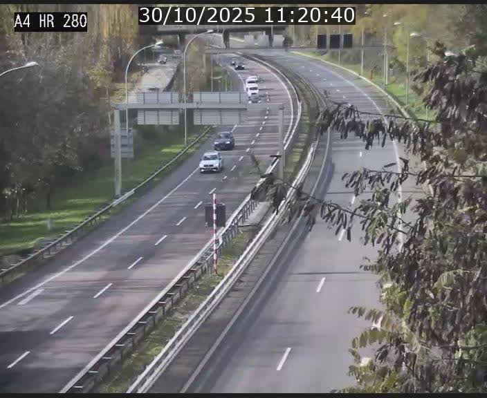 Webcam traffic A4 Luxembourg - BK 0.2 - P+R Bouillon (direction Luxembourg)
