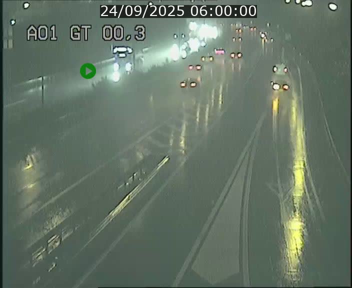 Traffic live webcam Luxembourg Croix de Gasperich - A1 direction Kirchberg - BK 0.3