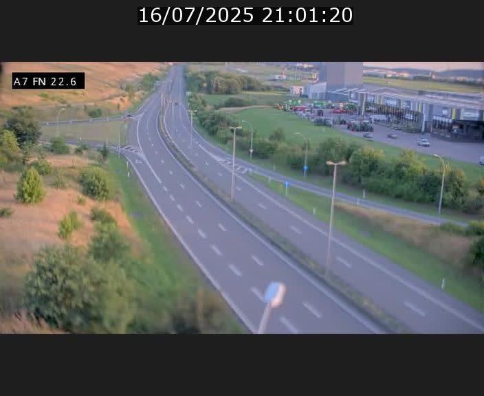 Caméra trafic Luxembourg - A7, Colmar-berg direction Mersch