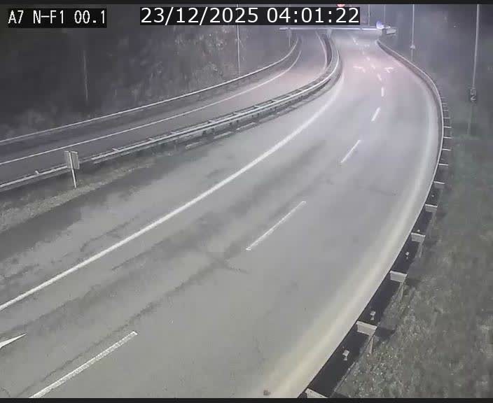 Webcam autoroute Luxembourg A7 située dans la sortie 1 Waldhof, vers la N11, avant le Tunnel Stafelter