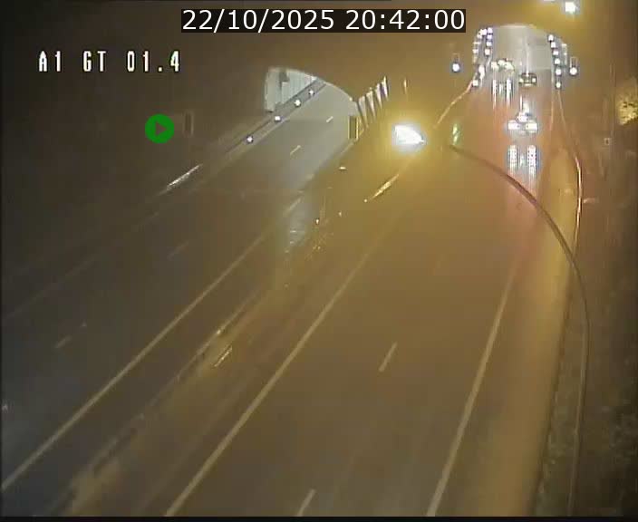 Traffic live webcam Luxembourg Hesperange - A1 direction Kirchberg - BK 1.4