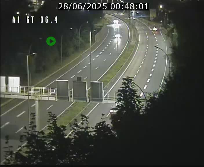 Traffic live webcam Luxembourg Hamm - A1 direction Sandweiler - BK 6.4