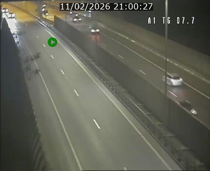 Traffic live webcam Luxembourg Kirchberg - A1 direction Luxembourg-ville - BK 7.7
