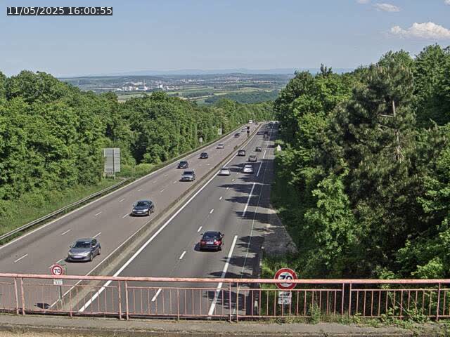 Caméra autoroute France - A33, Houdemont direction Lunéville
