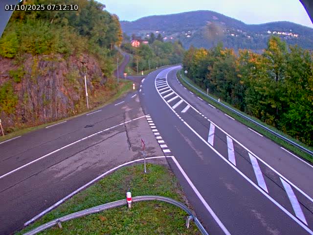 Caméra autoroute France - N66, col du Bussang direction Remiremont