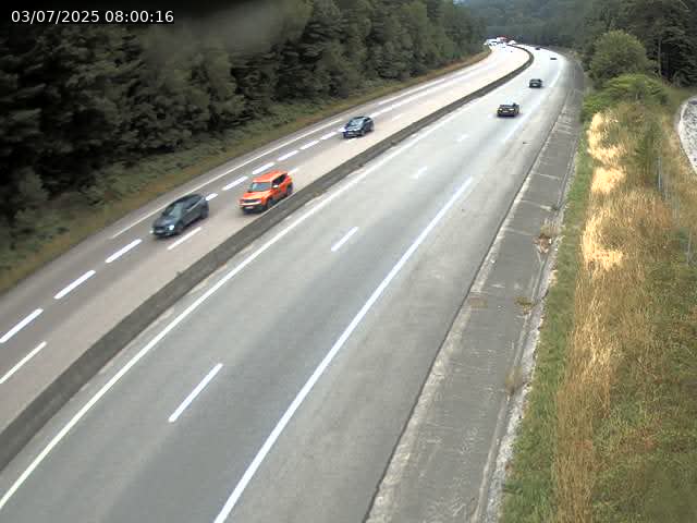 Caméra autoroute France - N57, Côte de la Calotine direction Nancy
