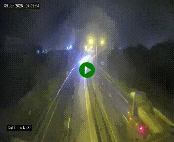 Webcam située à la Rochelle, à la fin de la N237 avant l'accès au péage du Pont de l'Île-de-Ré