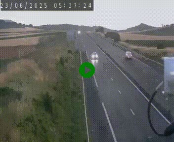 Caméra autoroute A75 à hauteur de Le Crest, en direction de Montpellier