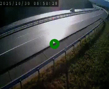 Caméra autoroute A75 à hauteur de la sortie 42 (Rodez, Laissac, Aire de l'Auvergne) située sur la commune d'Auberoques, près de Sévérac-le-Château