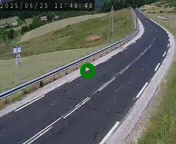 Webcam routière au niveau du col de la Chavade en Ardèche, sur la N102 à 1266 mètres d'altitude