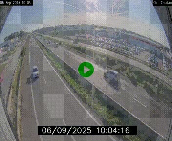 Webcam sur la N165 à hauteur de Caudan, dans le Morbihan.