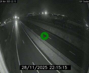 Webcam sur la N165 à hauteur de Caudan, dans le Morbihan.