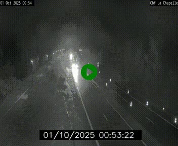 Webcam sur le périphérique de Nantes (N844) à hauteur de Porte de la Chapelle, au nord de la ville
