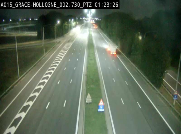 Caméra trafic Belgique - Grâce-Hollogne - E42, jonction avec A604, direction Loncin/Aéroport de Liège -  BK 3.2