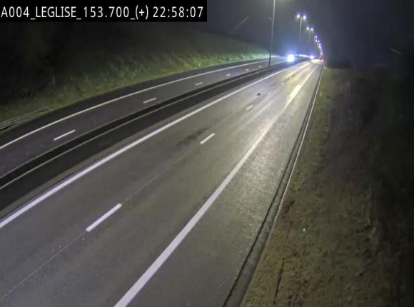 Webcam autoroute E411 à hauteur de Léglise, en direction de Luxembourg