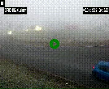 Webcam en périphérie de Chartres sur la N123, à hauteur de Luisant. Vue orientée vers Chartres