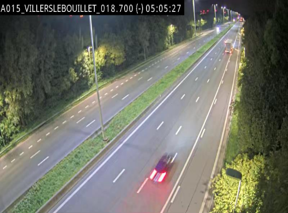 Webcam autoroute Belgique - Villers-le-Bouillet - E42 direction Liège - BK 18.7