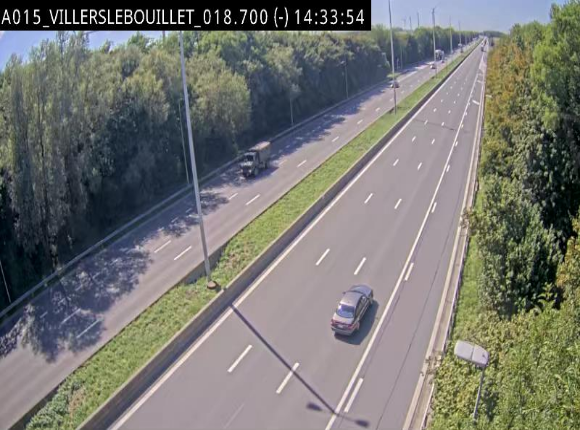 Webcam autoroute Belgique - Villers-le-Bouillet - E42 direction Liège - BK 18.7