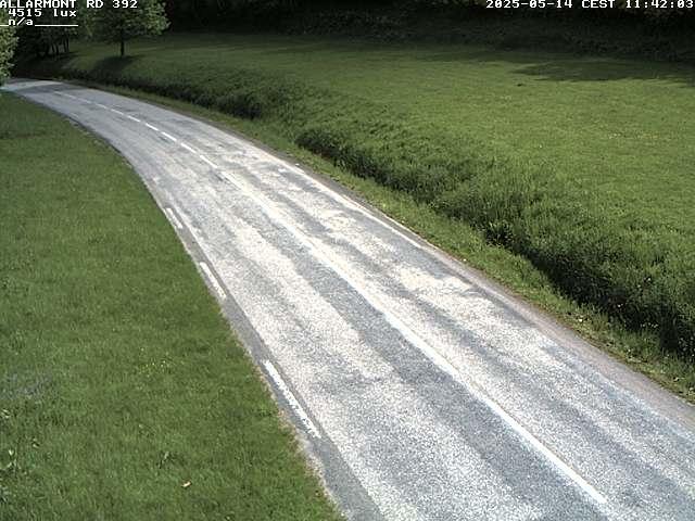 Webcam à Allarmont dans les Vosges, sur la RD392