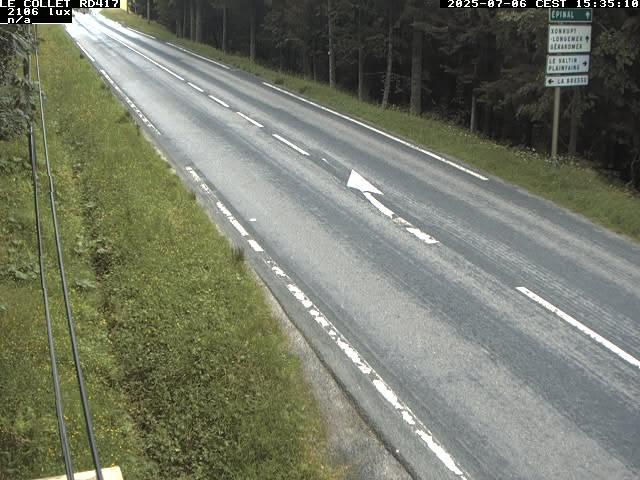 Caméra du Collet sur la route de Colmar (D417)