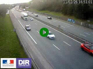 Webcam routière à Saint-Etienne-Terrenoire sur la RN88 avant la jonction entre l'A72 et le Boulevard Périphérique de Saint-Etienne
