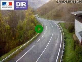 Caméra trafic sur la N90 à Bourg-Saint-Maurice, en provenance d'Aoste et en direction d'Albertville