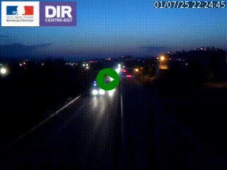Caméra autoroute à Saint-Etienne (Les Littes) à hauteur du Ikea Saint-Etienne sur l'A72 en direction de Roanne