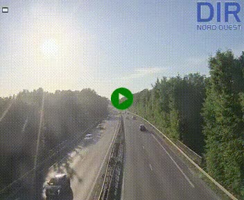 Webcam sur le périphérique de Caen (N814) à l'est de la ville, à Mondeville hauteur de la sortie 2, Presqu'île-Rives de l'Orne, au bout de l'autoroute A13
