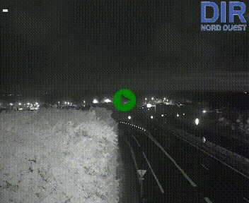 Webcam au début de l'A84 sur le périphérique Ouest de Caen (N814) à hauteur de la sortie 9, Porte de Bretagne