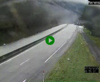 Webcam Ax-les-Thermes sur N20, en direction d'Andorre