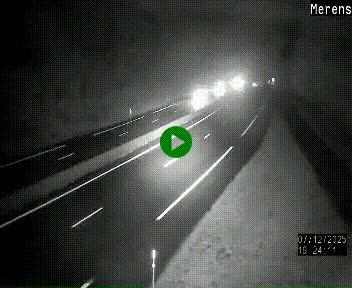 Webcam Ax-les-Thermes sur N20, en direction d'Andorre