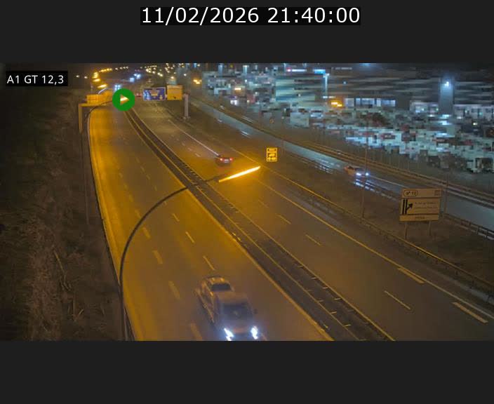 Traffic live webcam Luxembourg Senningerberg - A1 direction Allemagne - BK 12.3