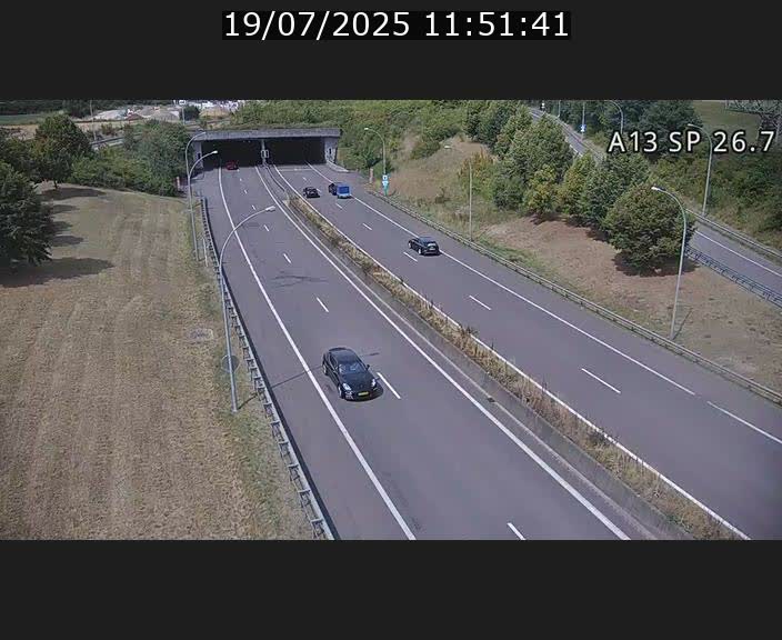 Traffic live webcam Luxembourg Frisange - A13 direction Luxembourg-ville - BK 26.7