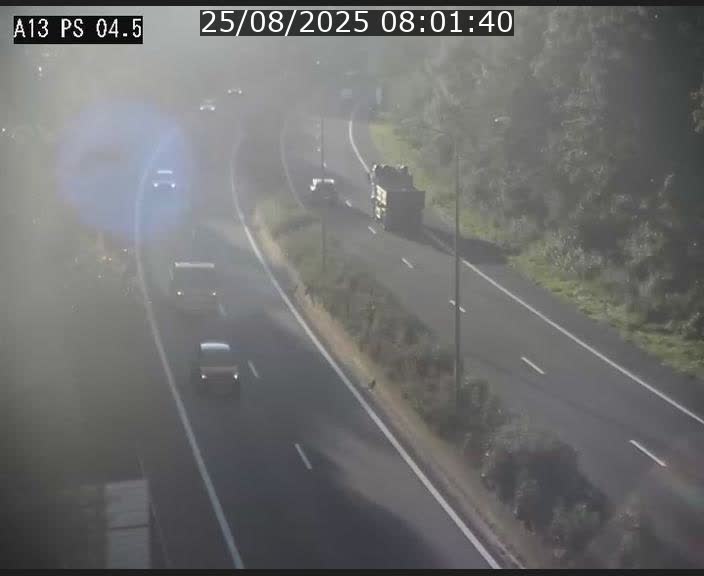 Traffic live webcam Luxembourg Differdange - A13 direction Esch-sur-Alzette - BK 4.5