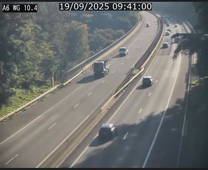 Traffic live webcam Luxembourg Mamer - A6 - BK 10.4 - direction Luxembourg/France/Allemagne