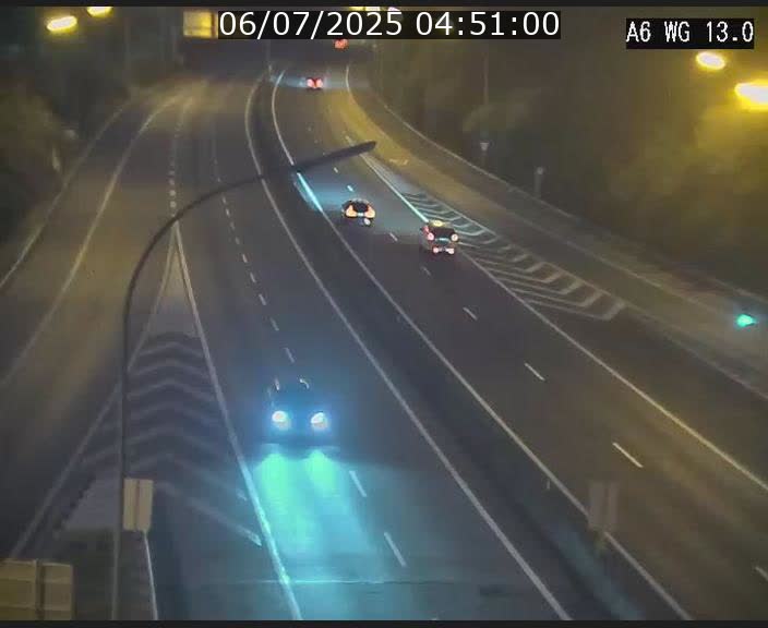 Traffic live webcam Luxembourg Mamer - A6 - BK 13 - direction Luxembourg/France/Allemagne