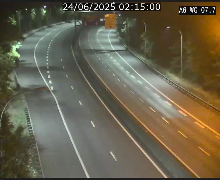 Traffic live webcam Luxembourg - Bridel - A6 - BK 7.7 - direction Belgique