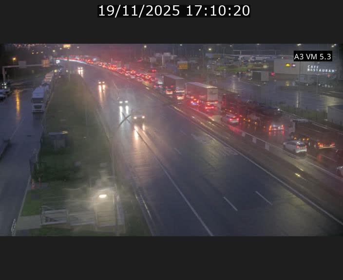 Traffic live webcam Luxembourg Aire de Berchem - A3 - BK 5 - direction France