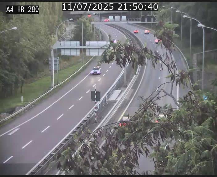 Webcam traffic A4 Luxembourg - BK 0.2 - P+R Bouillon (direction Luxembourg)