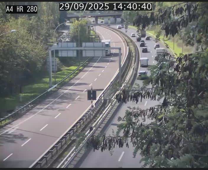 Webcam traffic A4 Luxembourg - BK 0.2 - P+R Bouillon (direction Luxembourg)