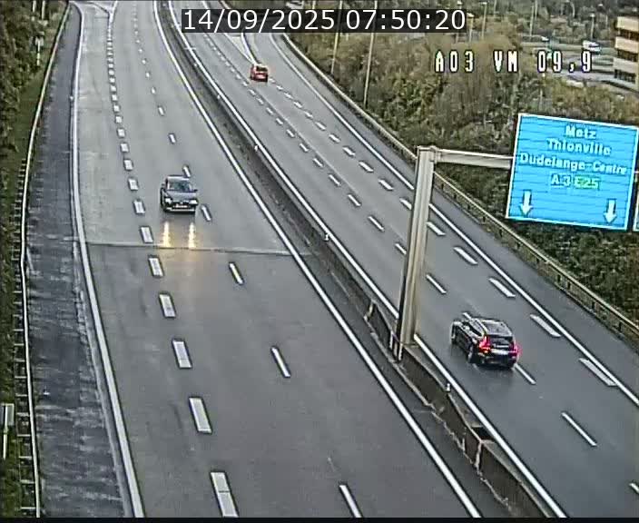 Webcam Autoroute à la Croix de Bettembourg - A3 - BK 9.9 - direction France