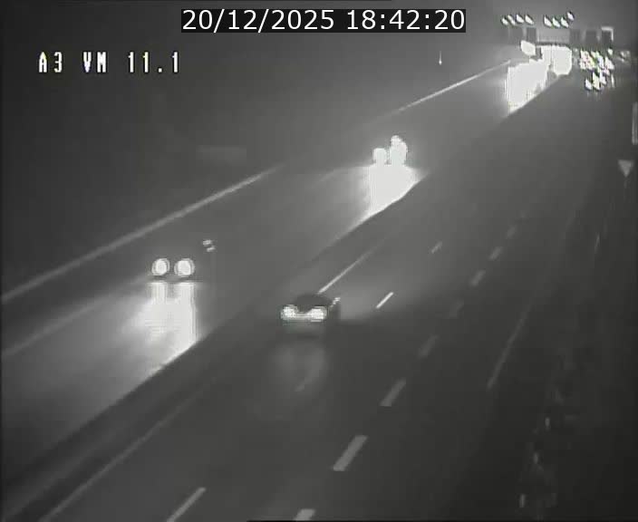 Webcam à la frontière franco-luxembourgeoise, avant la Croix de Bettembourg - BK 11.1 - direction Luxembourg-ville