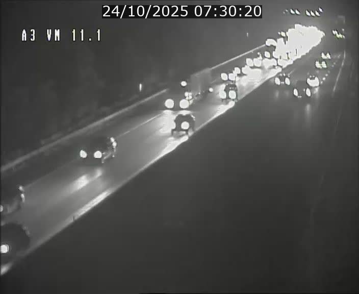 Webcam à la frontière franco-luxembourgeoise, avant la Croix de Bettembourg - BK 11.1 - direction Luxembourg-ville