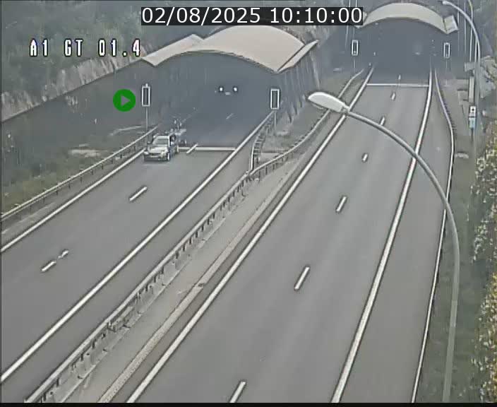 Traffic live webcam Luxembourg Hesperange - A1 direction Kirchberg - BK 1.4